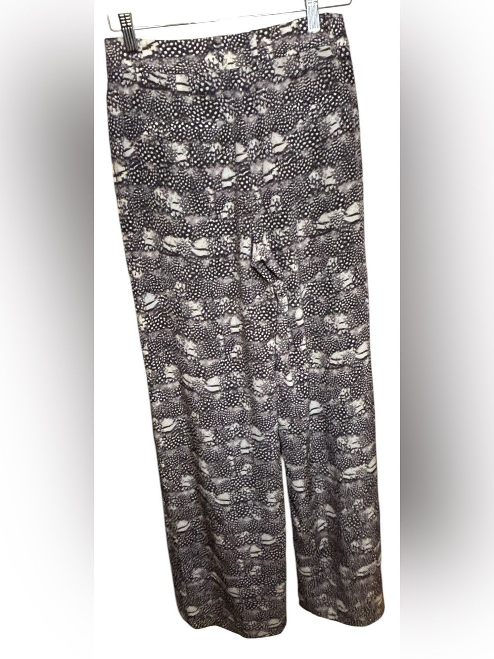 J. Crew Silk Black and White Printed Maxi Pants - Picture 2 of 6